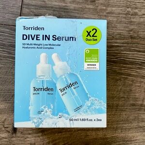 Torriden Dive-In Serum Duo Set 50ml x2 Low Molecular Hyaluronic Acid unopened